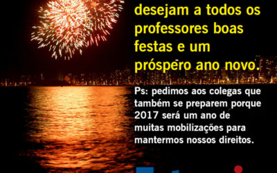Veja o cartão de boas festas da Feteerj