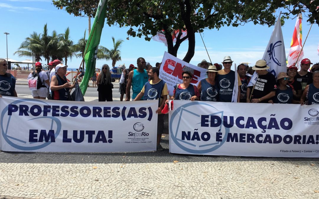 15/03: ESCOLAS PARTICULARES VÃO PARAR CONTRA AS REFORMAS DA PREVIDÊNCIA E TRABALHISTA