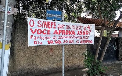 Sinpro Campos e São João da Barra faz campanha salarial, com assembleia nessa quinta