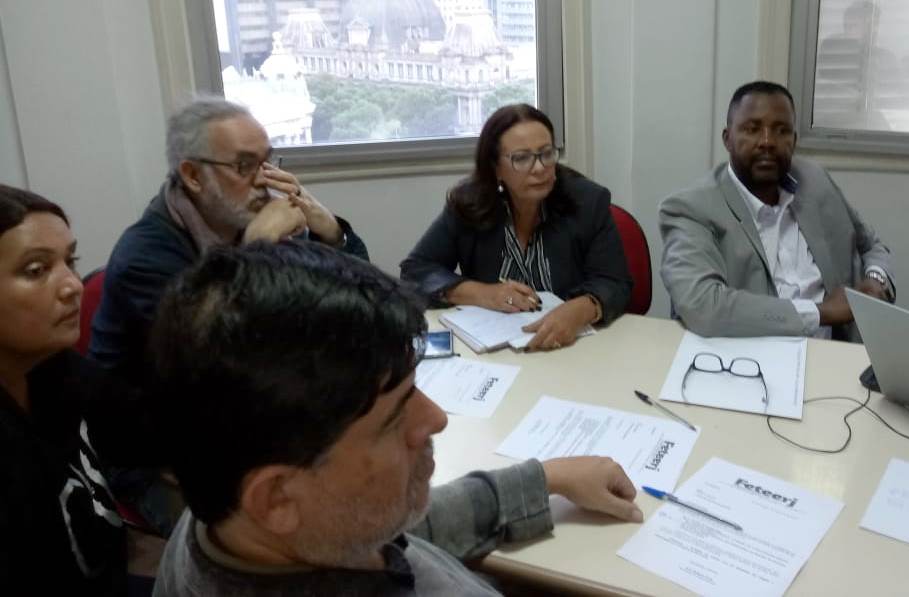 Diretoria da Feteerj se reúne e discute contrapropostas para a Convenção Coletiva 2018 com o Sinepe