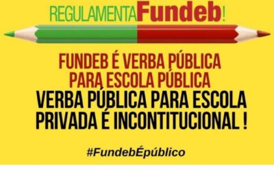 PRESSÃO TOTAL NOS DEPUTADOS PARA QUE APROVEM O RELATÓRIO ORIGINAL DO FUNDEB