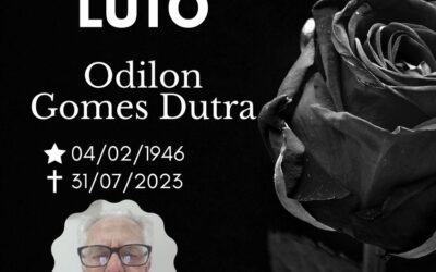 NOTA DE PESAR: PROFESSOR  ODILON GOMES DUTRA