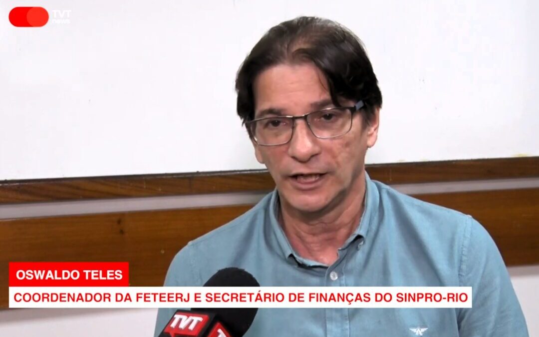 OSWALDO TELES FALA NA TVT SOBRE A CAMPANHA SALARIAL 2025 DOS PROFESSORES DAS ESCOLAS PRIVADAS