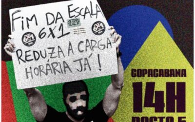CENTRAIS SINDICAIS, PARTIDOS E FRENTES POPULARES CONVOCAM ATO UNIFICADO DE 1º DE MAIO EM COPACABANA