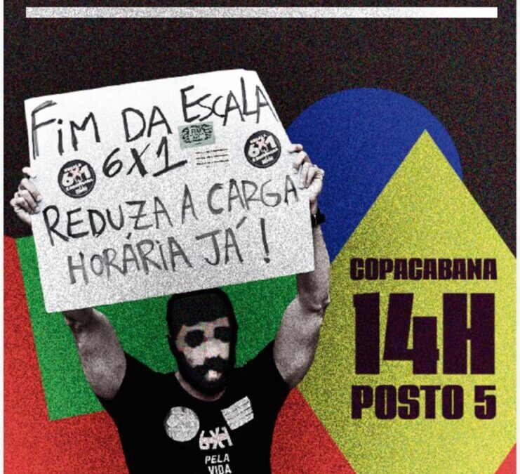 CENTRAIS SINDICAIS, PARTIDOS E FRENTES POPULARES CONVOCAM ATO UNIFICADO DE 1º DE MAIO EM COPACABANA