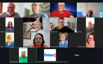 NOVA DIRETORIA DA FETEERJ REALIZA SUA PRIMEIRA REUNIÃO