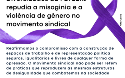 NOTA DE REPÚDIO E CONVOCATÓRIA À AÇÃO: ENFRENTANDO A MISOGINIA E A VIOLÊNCIA DE GÊNERO NO MOVIMENTO SINDICAL