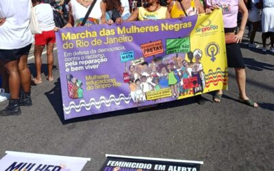 FETEERJ PARTICIPA DA MARCHA DAS MULHERES NEGRAS